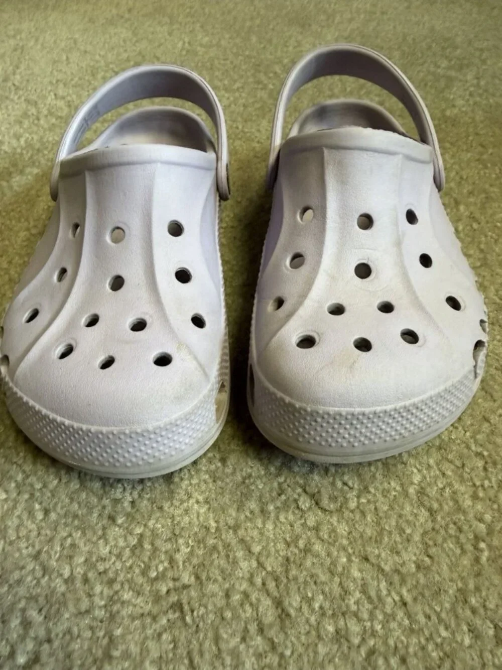 Crocs Kids Classic Clogs Lilac Purple Slip On Water Shoes Size J3